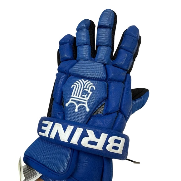 Brine King Lacrosse Gloves Superlight 12" Royal Blue - Picture 8 of 16